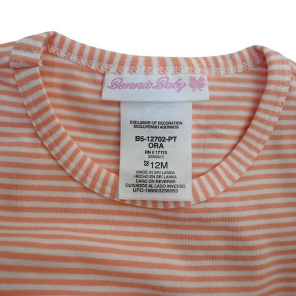 Bonnie Baby Pumpkin Appliqué Top & Leggings Set 12 Month NEW - Picture 6 of 10